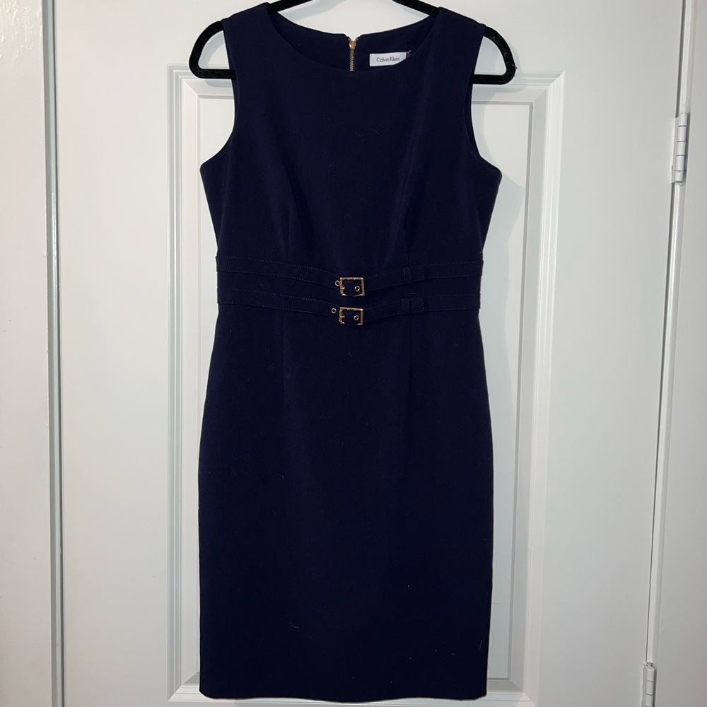 Navy Calvin Klein Dress